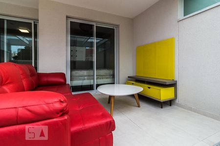Varanda de kitnet/studio para alugar com 1 quarto, 41m² em Barra Funda, São Paulo