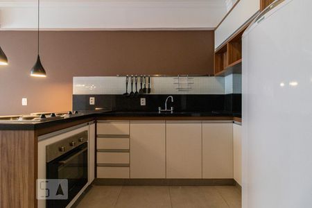 Cozinha de kitnet/studio para alugar com 1 quarto, 45m² em Tamboré, Santana de Parnaíba