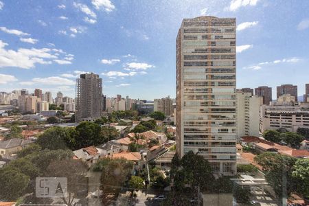 Varanda Vista de apartamento à venda com 1 quarto, 34m² em Água Branca, São Paulo