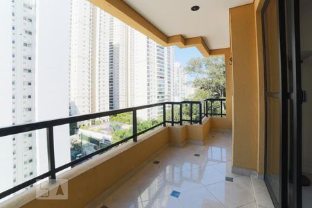 Varanda de apartamento para alugar com 3 quartos, 110m² em Brooklin Paulista, São Paulo