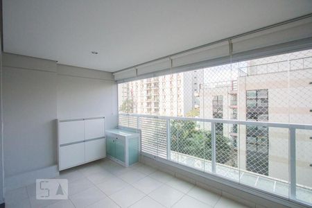 Varanda de apartamento para alugar com 1 quarto, 41m² em Brooklin Paulista, São Paulo