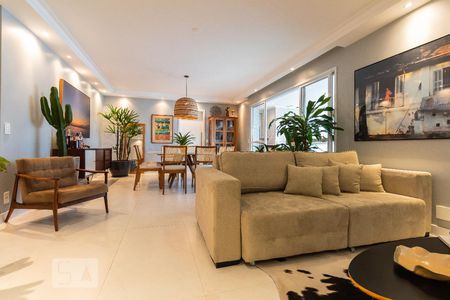 Sala de apartamento à venda com 3 quartos, 138m² em Jardim Caravelas, São Paulo