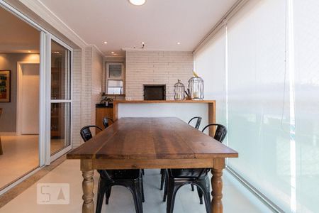 Varanda de apartamento à venda com 3 quartos, 138m² em Jardim Caravelas, São Paulo