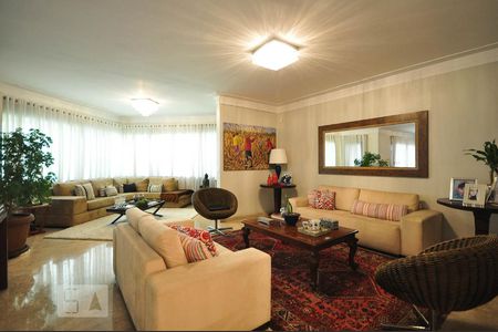 Sala de apartamento para alugar com 4 quartos, 340m² em Paraíso do Morumbi, São Paulo
