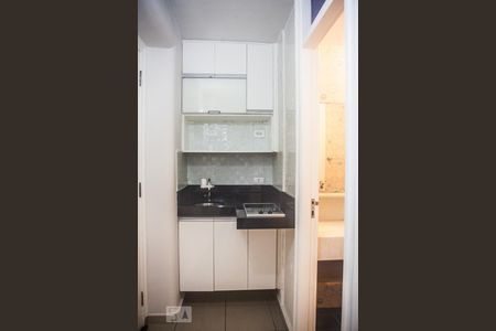 Cozinha de kitnet/studio para alugar com 1 quarto, 25m² em República, São Paulo
