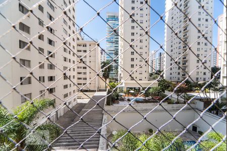 Vista da Varanda de apartamento para alugar com 3 quartos, 110m² em Indianópolis, São Paulo