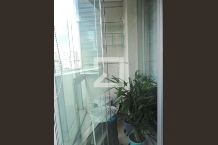 Varanda da Sala - Ar condicionado de apartamento à venda com 1 quarto, 33m² em Santo Amaro, São Paulo