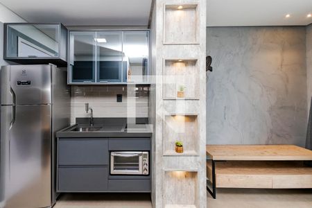 Studio/Cozinha de kitnet/studio para alugar com 1 quarto, 34m² em Jardim Aeroporto, São Paulo