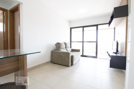 Sala de apartamento para alugar com 1 quarto, 43m² em Setor Marista, Goiânia