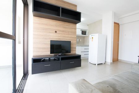 sala de apartamento para alugar com 1 quarto, 43m² em Setor Marista, Goiânia