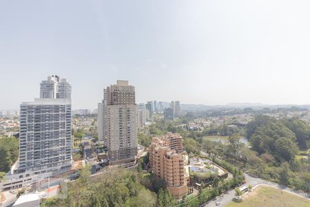 Vista da varanda de apartamento para alugar com 1 quarto, 51m² em Empresarial 18 do Forte, Barueri