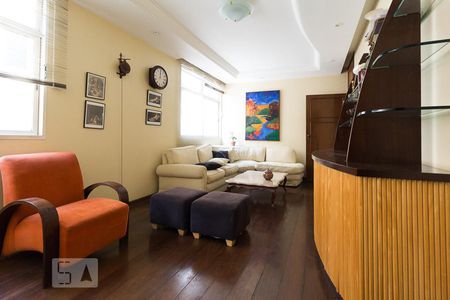 Sala de apartamento à venda com 4 quartos, 170m² em Santo Agostinho, Belo Horizonte
