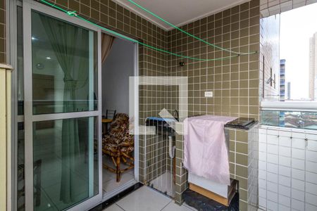 Varanda de apartamento para alugar com 1 quarto, 43m² em Mirim, Praia Grande