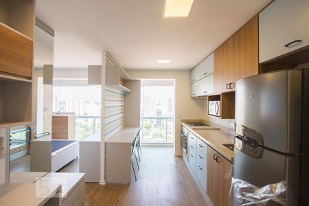 Cozinha de kitnet/studio à venda com 1 quarto, 38m² em Brooklin Paulista, São Paulo