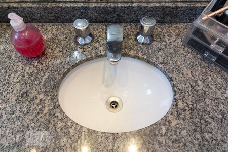 Detalhe do banheiro da suíte de apartamento à venda com 2 quartos, 62m² em Vila das Mercês, São Paulo