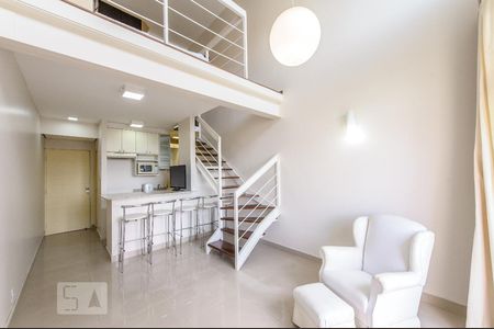 Sala de apartamento para alugar com 1 quarto, 50m² em Cambuí, Campinas