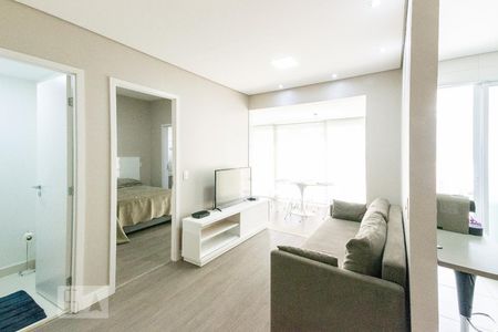 Sala 1 de apartamento para alugar com 1 quarto, 76m² em Vila Olímpia, São Paulo