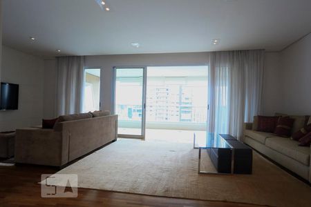 Sala de Estar  de apartamento à venda com 3 quartos, 140m² em Pinheiros, São Paulo