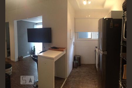 Cozinha de kitnet/studio à venda com 1 quarto, 34m² em Bela Vista, São Paulo