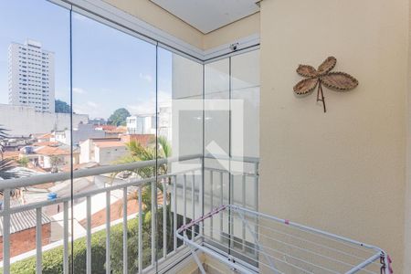 Varanda da Sala de apartamento para alugar com 2 quartos, 62m² em Vila das Mercês, São Paulo