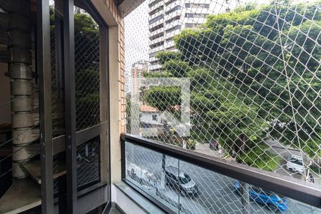 Varanda da Sala de apartamento para alugar com 1 quarto, 60m² em Aclimação, São Paulo