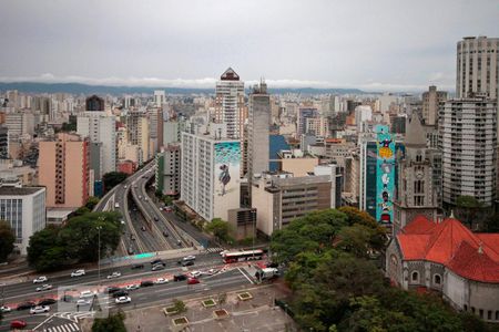 Vista de kitnet/studio à venda com 1 quarto, 30m² em Consolação, São Paulo