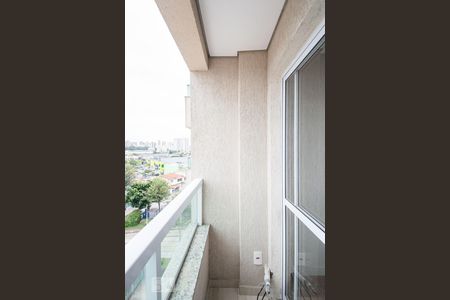 Varanda  de apartamento para alugar com 1 quarto, 47m² em Bangú, Santo André