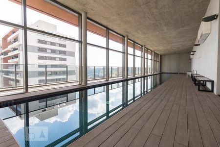 Piscina - Condomínio de kitnet/studio à venda com 1 quarto, 41m² em Brooklin Paulista, São Paulo