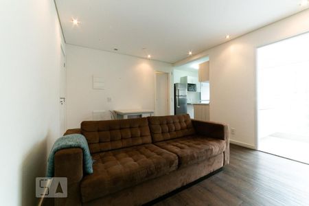 Sala de apartamento para alugar com 1 quarto, 52m² em Cidade Monções, São Paulo