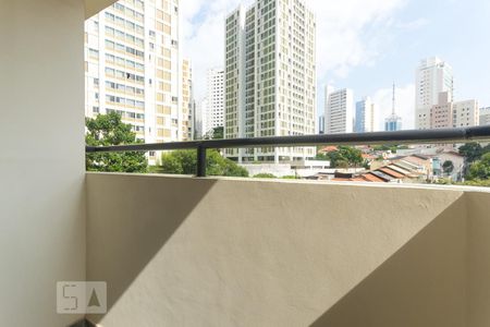 Varanda da suíte de apartamento para alugar com 1 quarto, 35m² em Vila Mariana, São Paulo