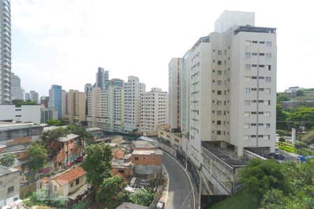 Vista da janela da sala de apartamento para alugar com 1 quarto, 35m² em Vila Mariana, São Paulo