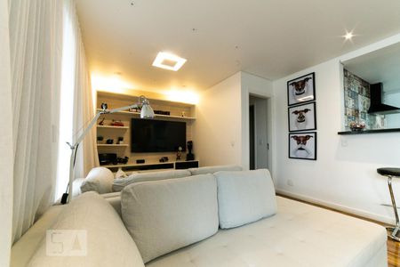 Sala de apartamento para alugar com 3 quartos, 134m² em Brooklin Paulista, São Paulo
