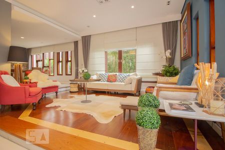 Sala de casa de condomínio à venda com 5 quartos, 450m² em Alphaville Residencial Dois, Barueri