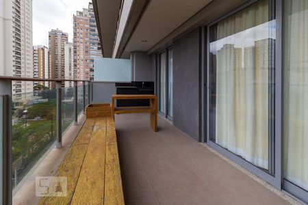 Sacada de apartamento para alugar com 1 quarto, 82m² em Vila Nova Conceição, São Paulo