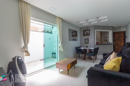 Sala de apartamento para alugar com 3 quartos, 98m² em Vila Gilda, Santo André