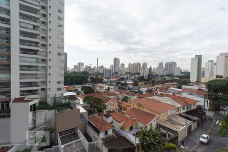 Vista Sala de apartamento para alugar com 1 quarto, 74m² em Jardim das Acácias, São Paulo