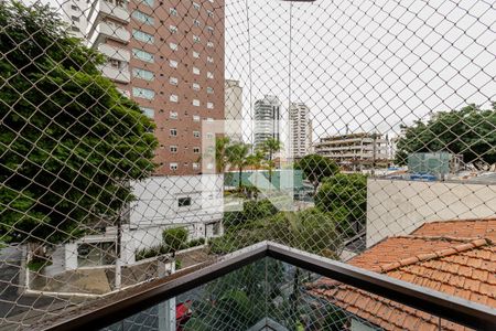 Sacada da Sala de apartamento à venda com 1 quarto, 60m² em Aclimação, São Paulo