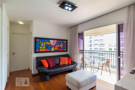 Sala de apartamento para alugar com 2 quartos, 65m² em Vila Olímpia, São Paulo