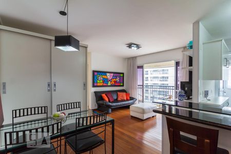 Sala de apartamento para alugar com 2 quartos, 65m² em Vila Olímpia, São Paulo