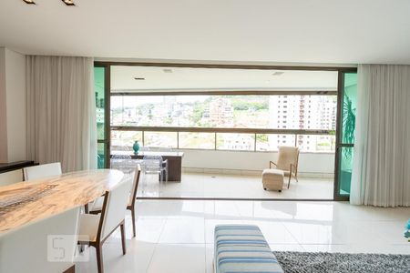 Sala de apartamento à venda com 4 quartos, 205m² em Santa Lúcia, Belo Horizonte