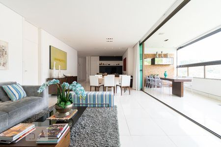 Sala de apartamento à venda com 4 quartos, 205m² em Santa Lúcia, Belo Horizonte