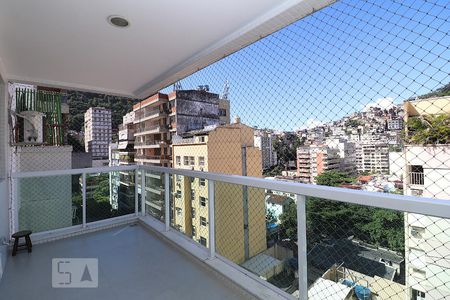 Varanda. de apartamento à venda com 3 quartos, 95m² em Copacabana, Rio de Janeiro