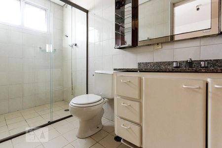 banheiro suite de apartamento à venda com 3 quartos, 105m² em Chácara Santo Antônio, São Paulo