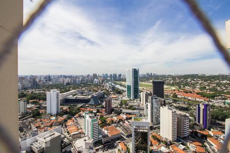 Quarto suíte vista de apartamento para alugar com 2 quartos, 67m² em Pinheiros, São Paulo