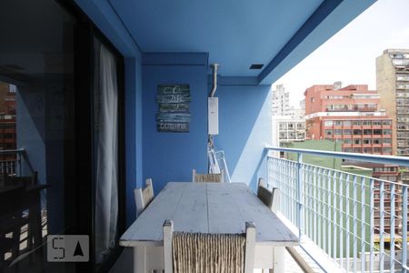Varanda Gourmet de kitnet/studio para alugar com 1 quarto, 36m² em Bela Vista, São Paulo