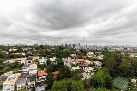 Varanda (vista) de apartamento à venda com 4 quartos, 430m² em Jardim Vitória Régia, São Paulo