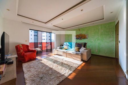 Sala de apartamento à venda com 3 quartos, 150m² em Vila Valparaíso, Santo André