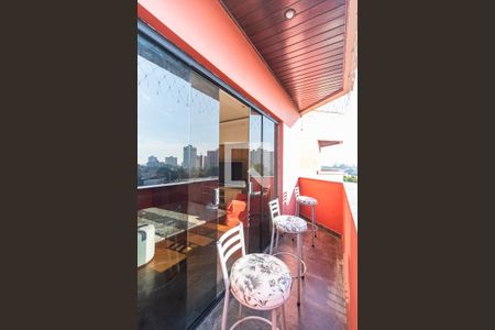 Varanda da Sala de apartamento à venda com 3 quartos, 150m² em Vila Valparaíso, Santo André