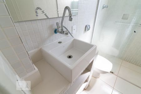 Detalhe do banheiro  de apartamento à venda com 1 quarto, 60m² em Vila Mariana, São Paulo