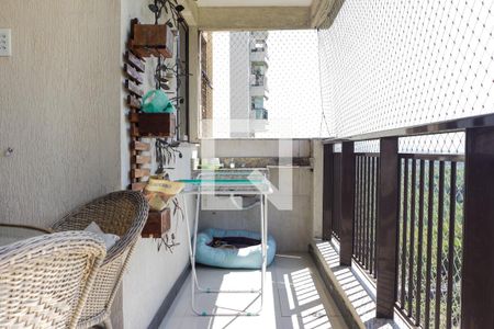 Varanda da Sala de apartamento à venda com 2 quartos, 80m² em Barra da Tijuca, Rio de Janeiro